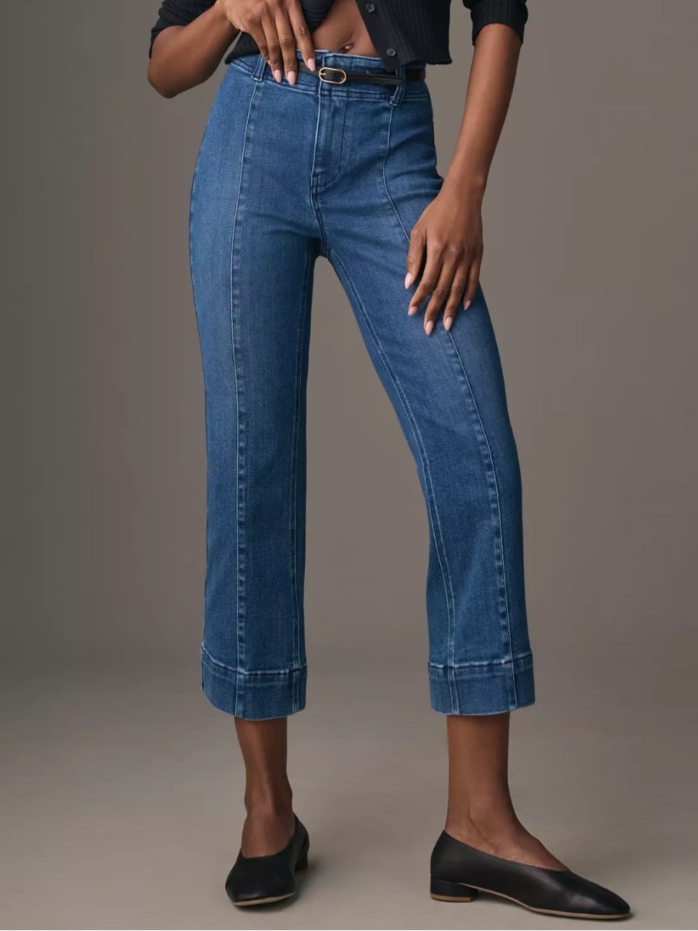 Anthropologie Pilcro Slim 70s High-Rise Crop
Flare Jeans